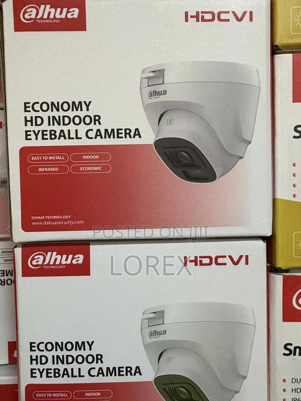 Dahua 2mp Ir Hdcvi Fixed-Focal Eyeball Camera Dh-Hac-T5e20p · Photo 1