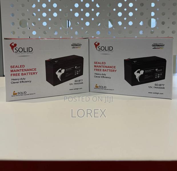 Solid Sealed 12v 7ah Led Acid Ups Battery · Photo 1