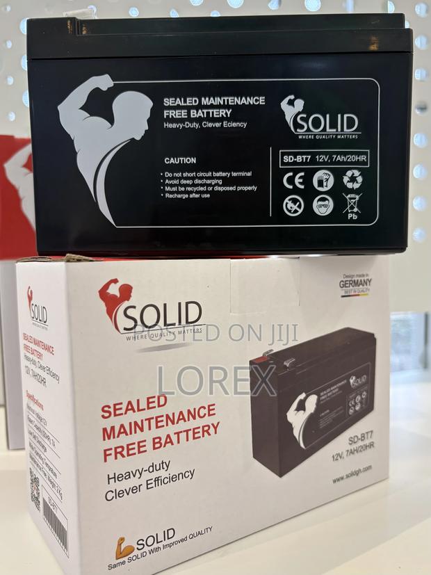 Solid Sealed 12v 7ah Led Acid Ups Battery · Photo 2