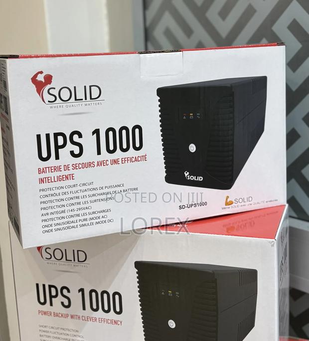 Solid Ups 1000va (1kva) With Avr Sd-Ups1000 · Photo 1