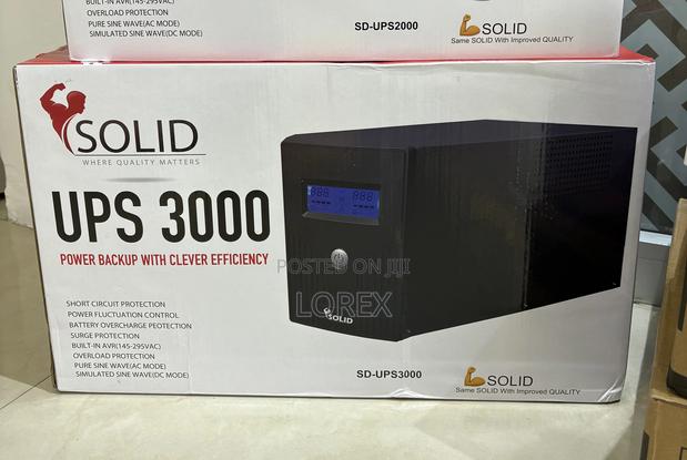 Solid Ups 3000va (3kva) Offline With Avr Sd-ups3000 · Photo 1