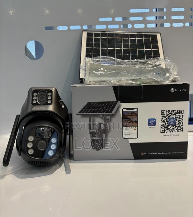 Solar 4g Sim Camera 6mp Dual Lens With Humantracking · Photo 1