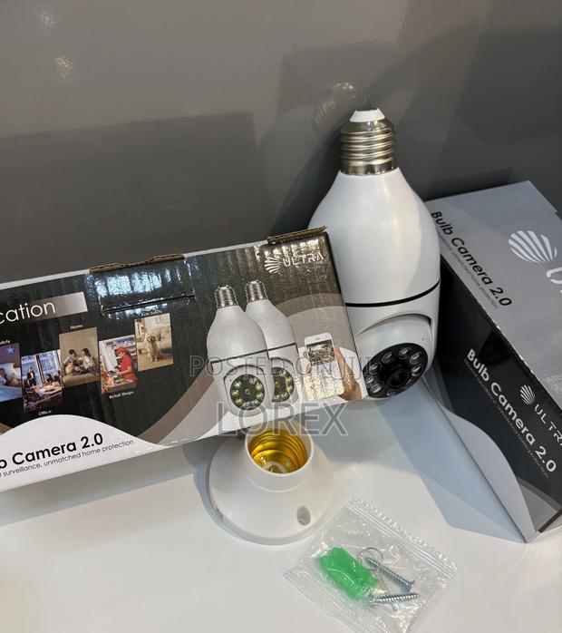 Bulb Wifi Ptz Camera 3mp Auto Human Tracking (V380 Pro App) · Photo 2