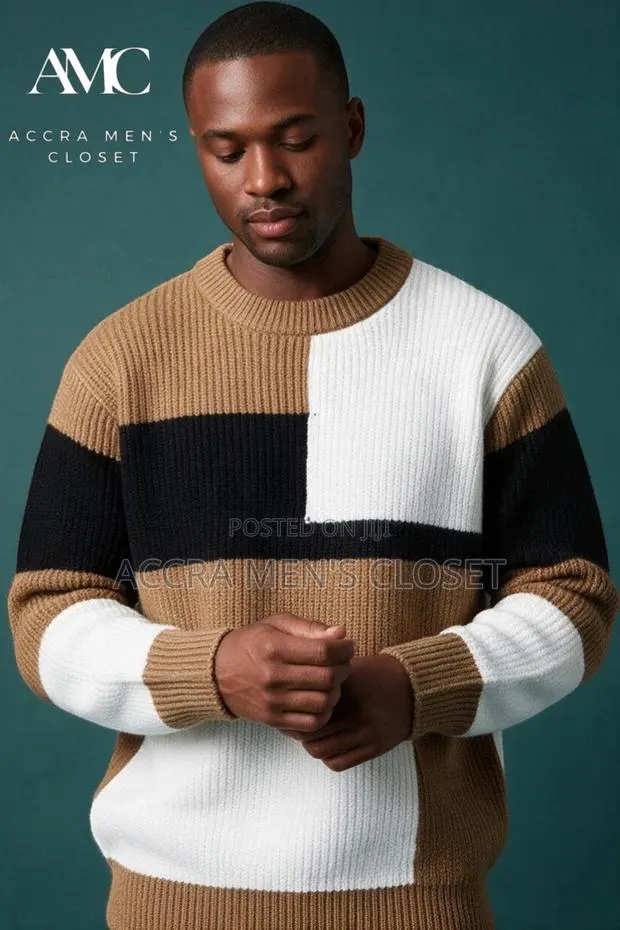 Men's Knitted Sweater Tops · Photo 1