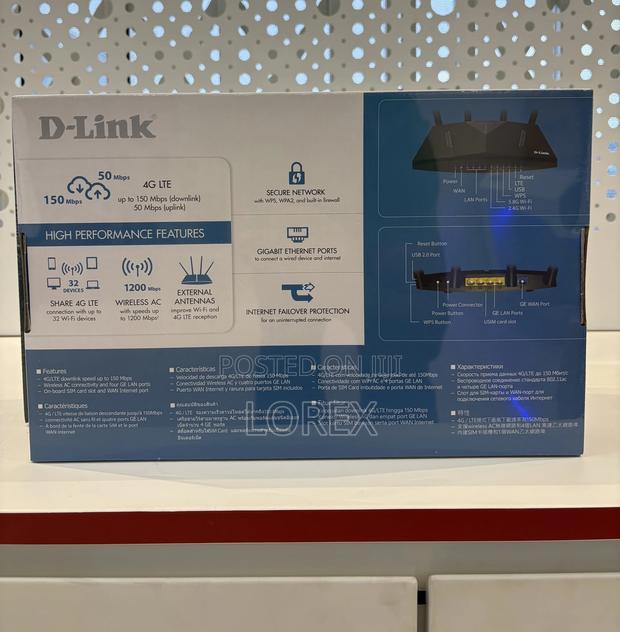 D-Link D-Link DWR-M960 Universal 4g Lte Router 1200mbps · Photo 2