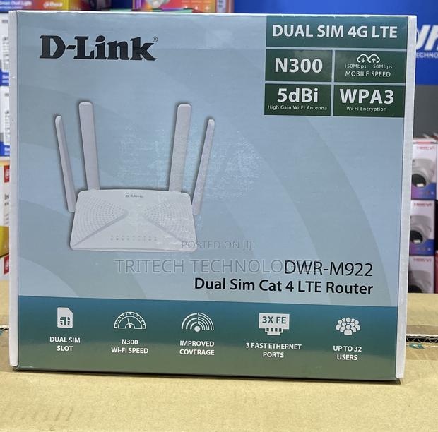 D-Link Wireless N300 Dual Sim 4g Lte Router DWR-M922 · Photo 3
