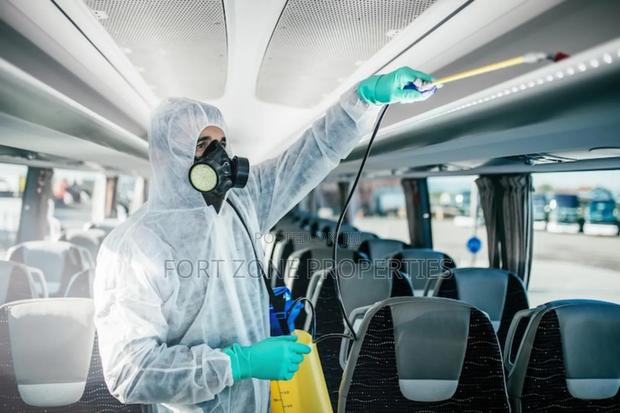 Ghana Buses Fumigation With Cleantex · Photo 1