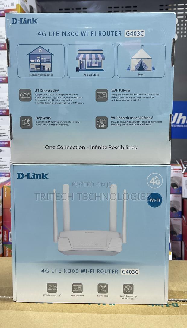 D-Link 4g Lte N300 Wi-Fi Router G403c · Photo 1