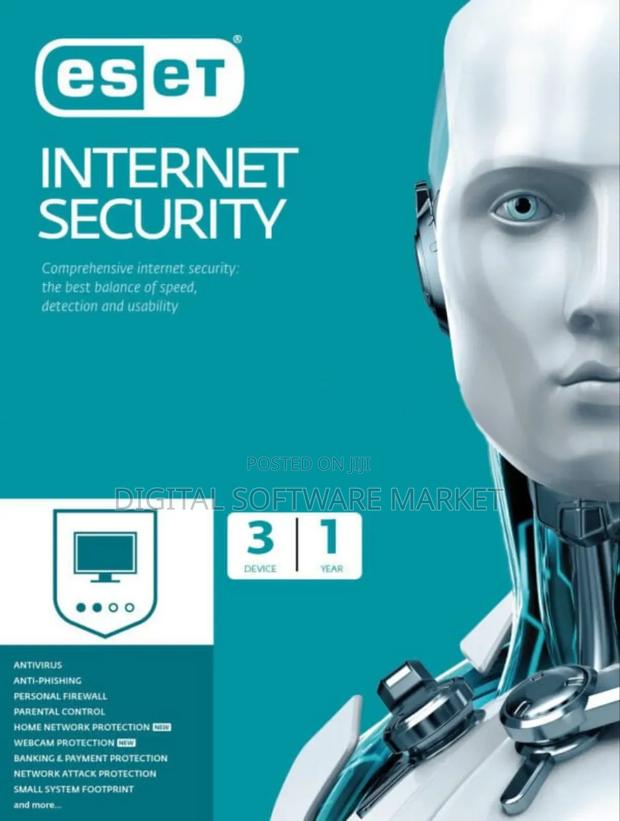 Eset Internet Security 3 Devices 1 Year Windows/Mac/Etc · Photo 1