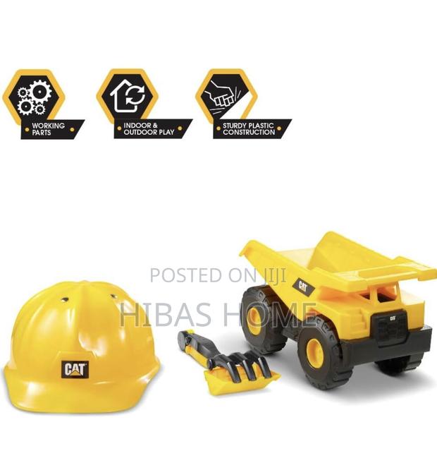 Cat Construction Toys, Dump Truck Set, Hard Hat Sand Tools · Photo 4
