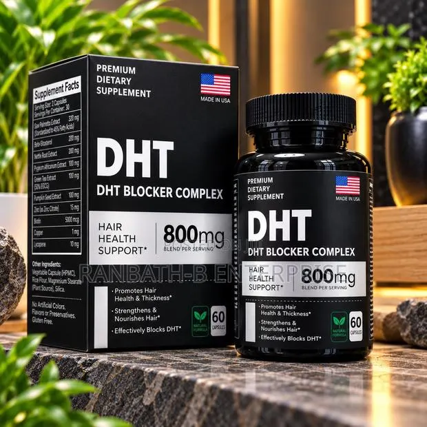 DHT Blocker Complex Hair Support Supplement – 800mg Blend · Photo 1