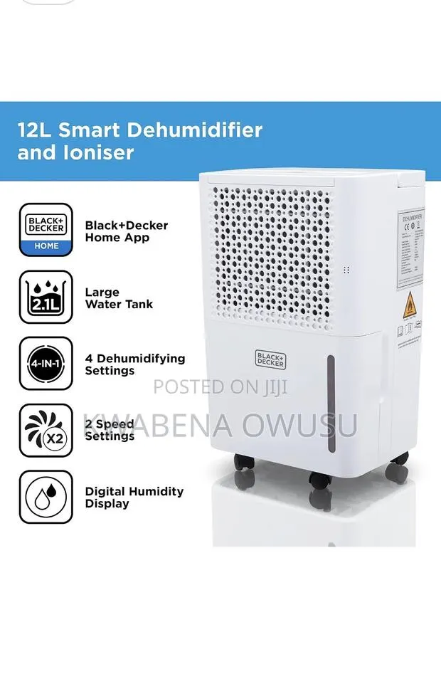 Black Decker 12 Dehumidifier · Photo 1