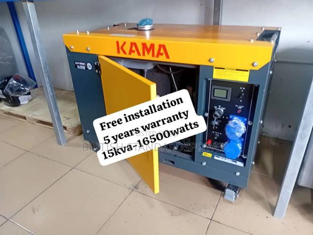 Continuous Power 15kva Kama Diesel Genset Kama · Photo 1