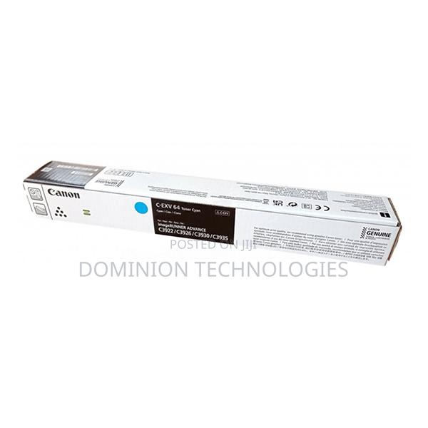 Canon C-Exv64 Original Toner Cartridge -Cyan · Photo 1