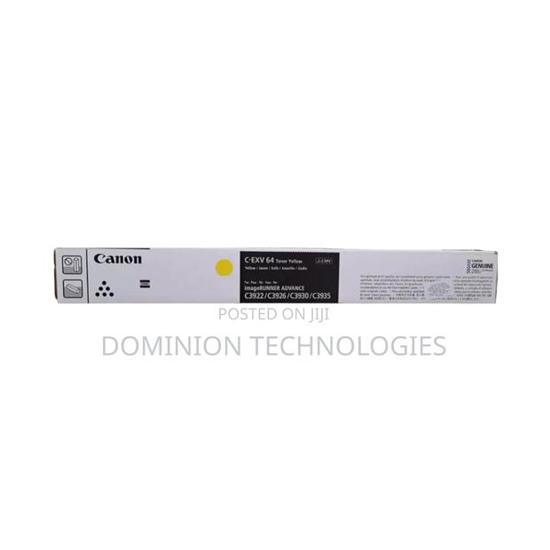 Canon C-Exv64 Original Toner Cartridge - Yellow · Photo 2