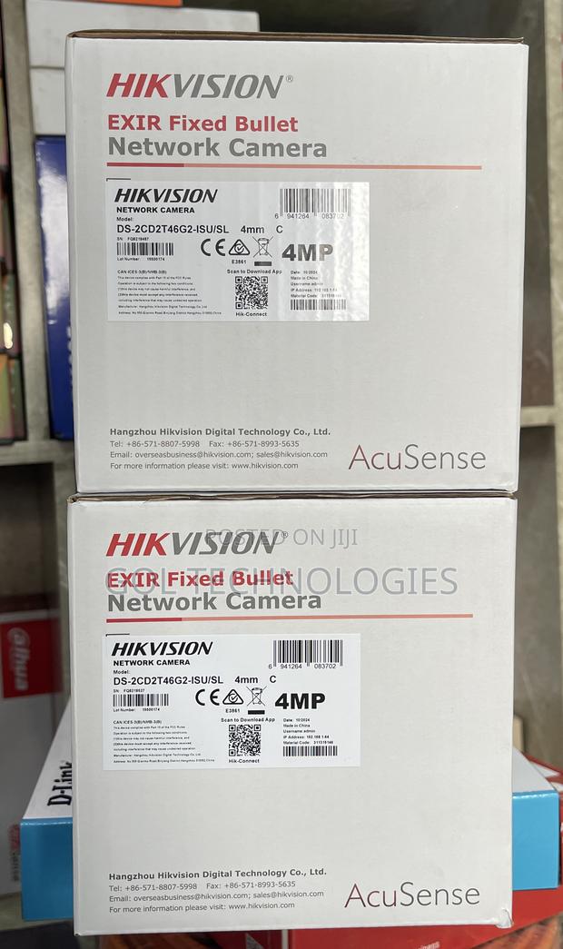 Hikvision Acusense Ip Camera 4mp Strob Light and Au · Photo 2