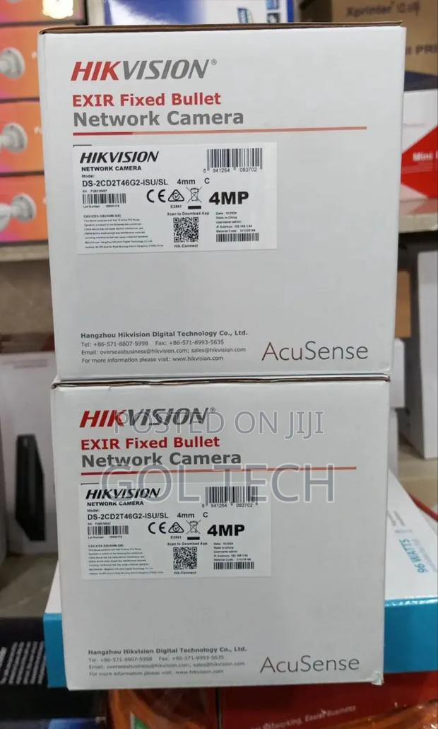 Hikvision Acusense Ip Camera 4mp Strobe Light and Audio · Photo 2