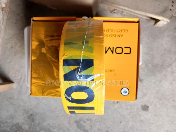 Caution Tape Yellow And Black - (500m) · Photo 3