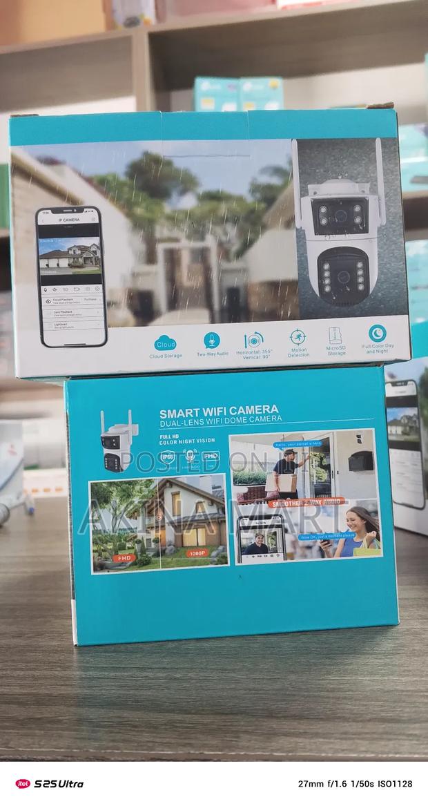 Dual Lens Wifi Camera a-56 Wi-Fi Double Lens Camera Icsee · Photo 2