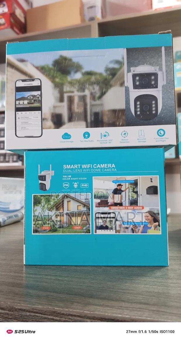 Dual Lens Wifi Camera a-56 Wi-Fi Double Lens Camera Icsee · Photo 3