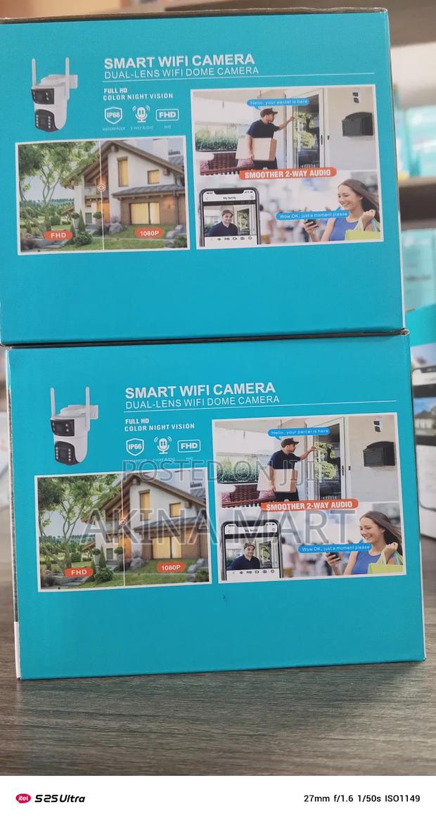 Dual Lens Wifi Camera a-56 Wi-Fi Double Lens Camera Icsee · Photo 4