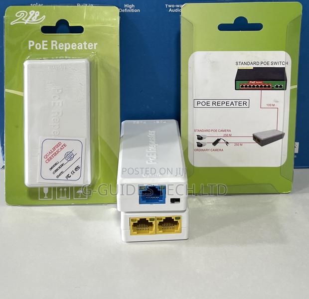 2-Port Poe Repeater, 2-Port Poe Extender 1-in 2-Out 250m · Photo 1