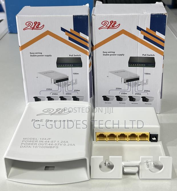4-Port Poe Repeater, 4-Port Poe Extender 1-in 4-Out 250m · Photo 1