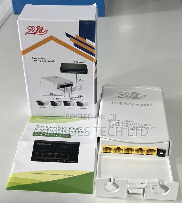 4-Port Poe Repeater, 4-Port Poe Extender 1-in 4-Out 250m · Photo 6