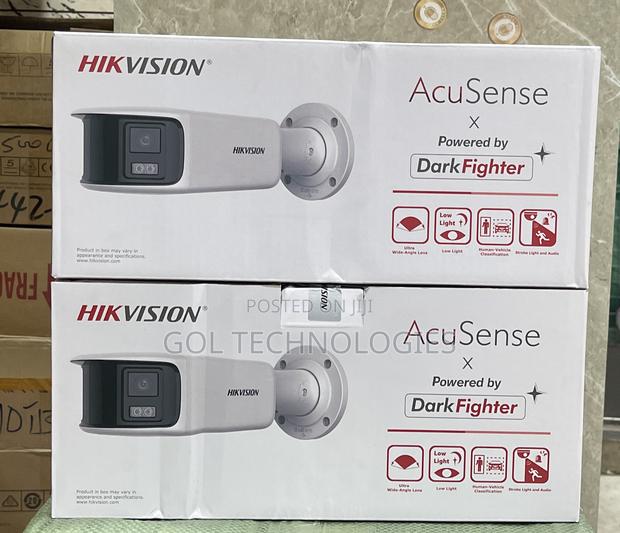 Hikvision Panoramic Ip Camera 4mp Fixed Bullet Acusense · Photo 1