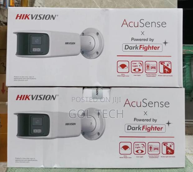 Hikvision Panoramic Ip Fixed Bullet Camera Ip 4mp Acusense · Photo 1