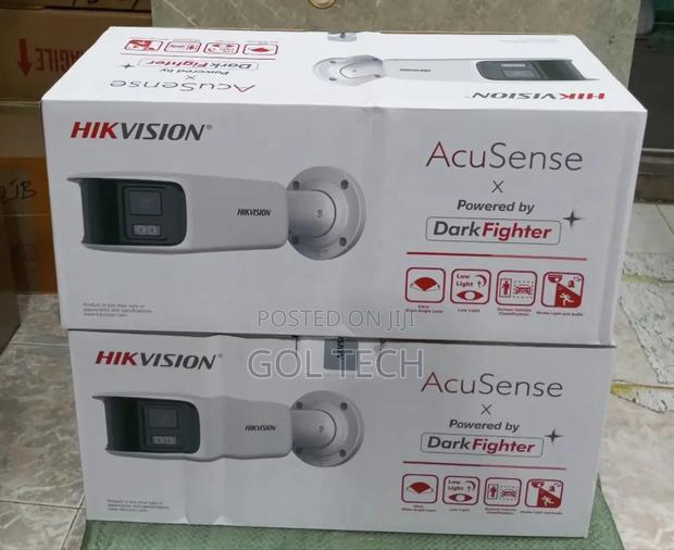 Hikvision Panoramic Ip Fixed Bullet Camera Ip 4mp Acusense · Photo 2