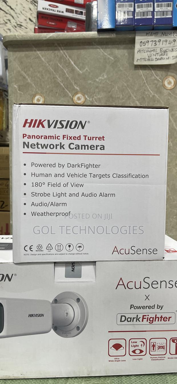 Hikvision 4mp Ip Camera Panoramic Fixed Turret Camera · Photo 2