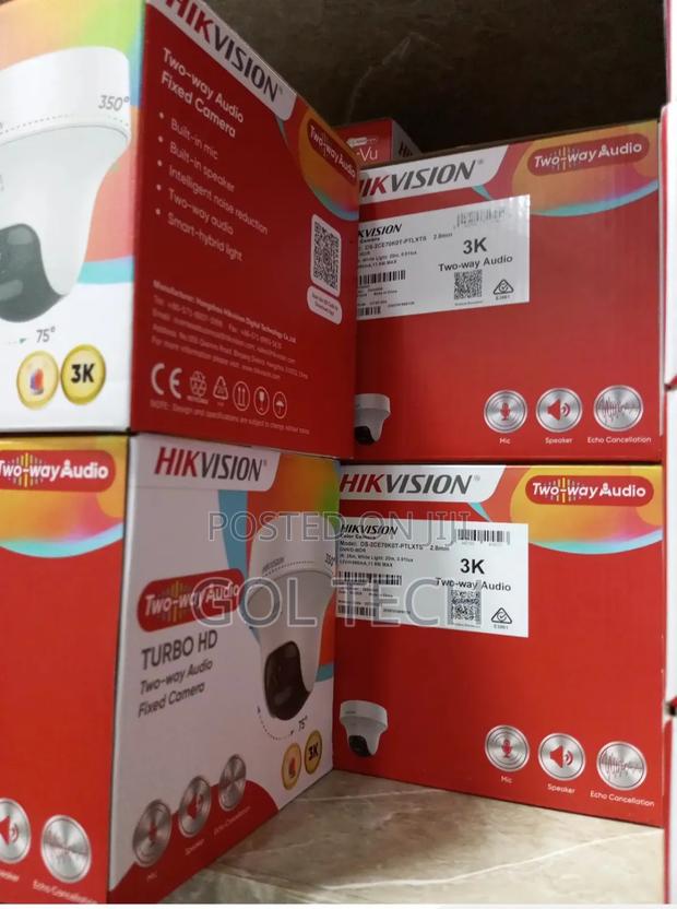 Hikvision or 5mp 2way Audio Camera Analog With Siren · Photo 2