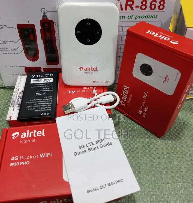 Airtel 4g Universal Mini Router (Mifi) With Ethernet Port · Photo 3