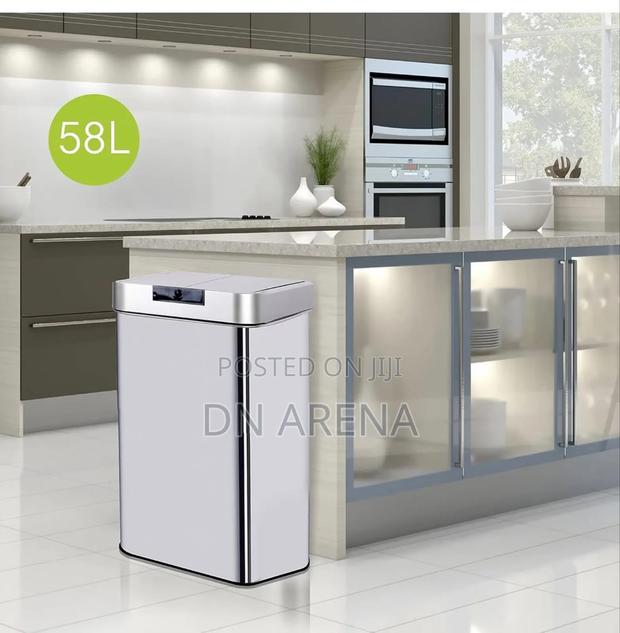 Turbotronic Dustbin With Sensor 48l58l, 68l Battery-Operated · Photo 1