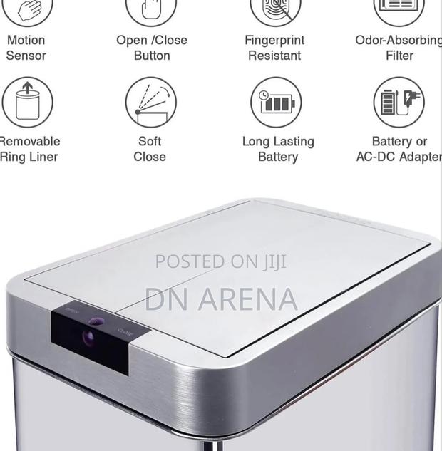 Turbotronic Dustbin With Sensor 48l58l, 68l Battery-Operated · Photo 4