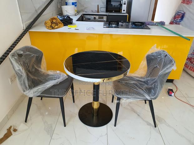 Two Seater Dining Set(Black Gold) · Photo 1