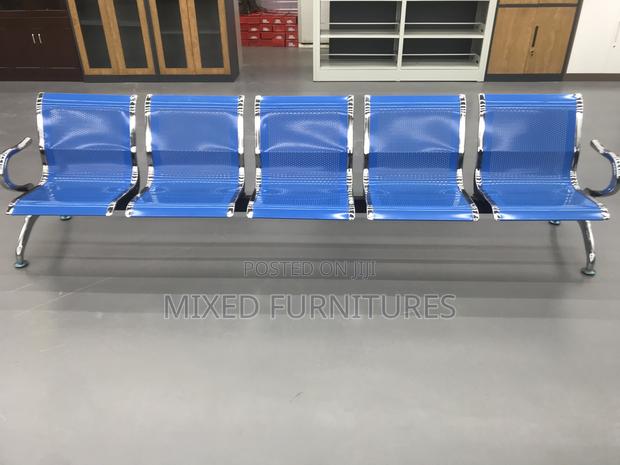 Waiting Chair (Blue Color) 5 Seater for Sale · Photo 2
