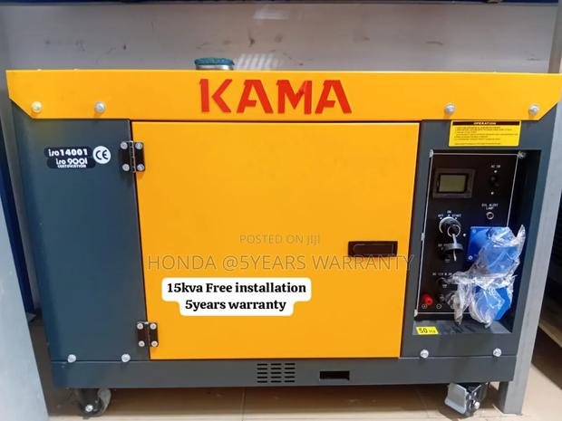 Electric Gen Option Kama 15kva Generator 16500watt Diesel · Photo 1