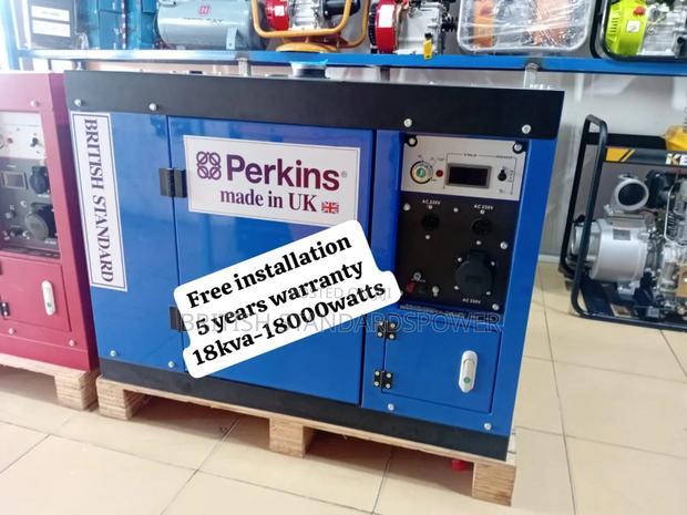 Perkins Diesel Engine System 18kva Silent Generator Perkins · Photo 1