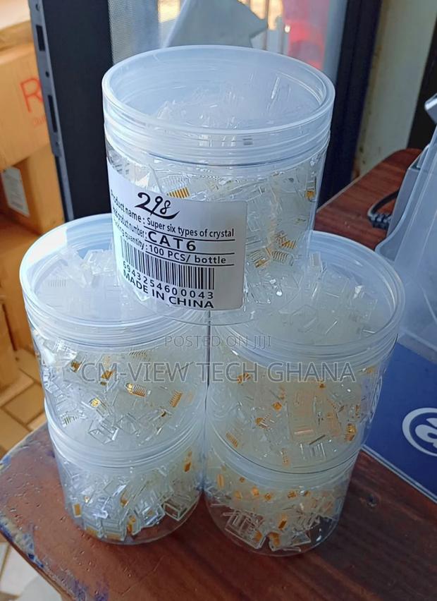 (100pcs)Pass Through Cat6 Rj45 Connectors · Photo 2