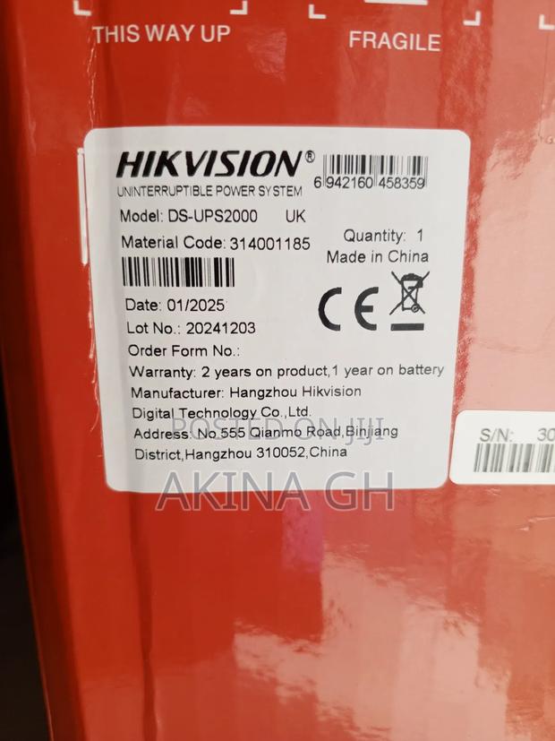 Hikvision 2000va Smart Back Up Ups 1200w · Photo 2