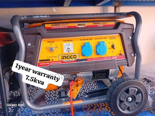 Serene Forge Ingco Petrol Generator 7.5kva 8500watts 7.5kva · Photo 1