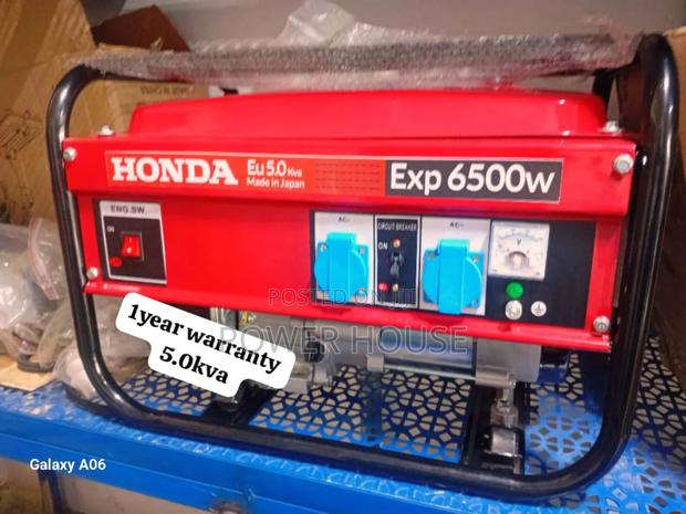 Ladies Core Honda Petrol Generator 5.0kva Generator · Photo 1