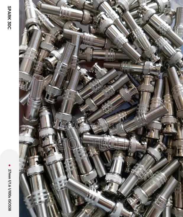 BNC Connector for CCTV Camera Silver · Photo 1