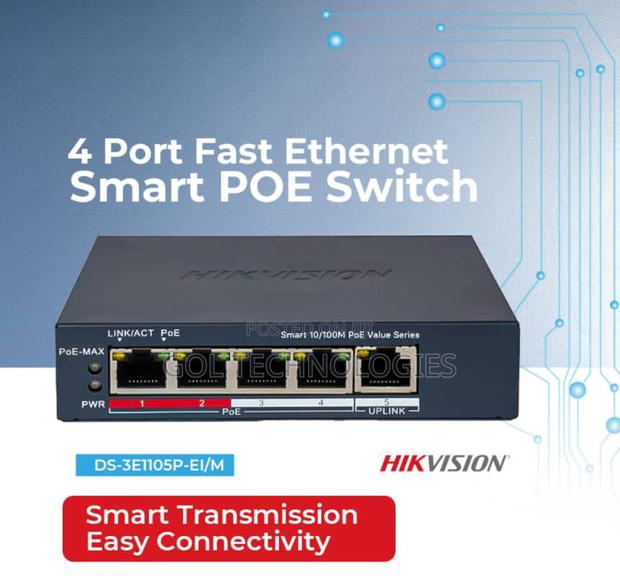 Hikvision Smart Managed Poe Switch Ds-3e1105p-Ei/M · Photo 1
