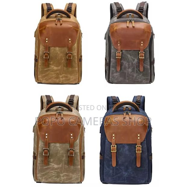 K805 Canvas And Leather Bag · Photo 4