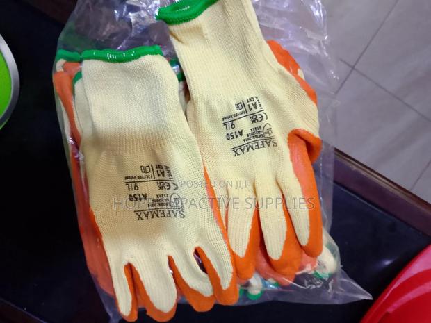 Orange Palm Cotton Gloves. All Sizes Available. · Photo 4