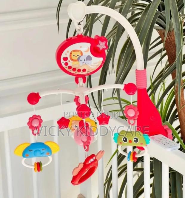Musical Baby Crib Mobile With Rotating Toys Infant Bed · Photo 2