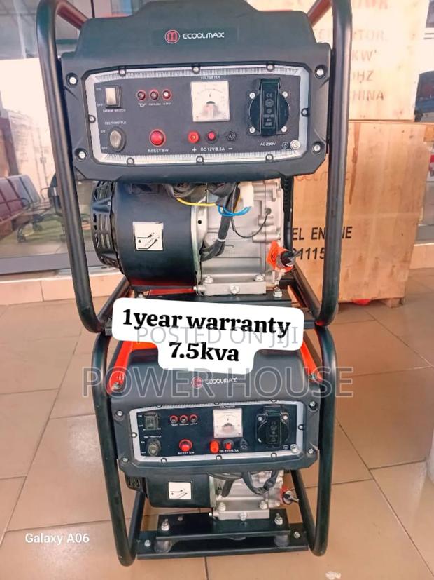 Helixamp Generator 7.5kva 8500watts Ecoolmax Generator · Photo 1
